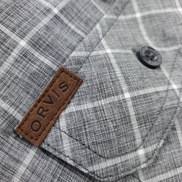 Orvis Tech Shirt Short Sleeve Castlerock Check Quick Dry UPF 30+ Men's XL NWT - Picture 5 of 10